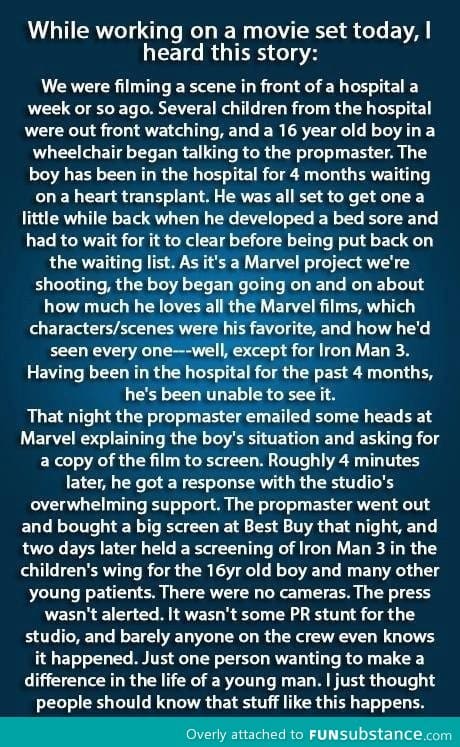 My feels felt something
