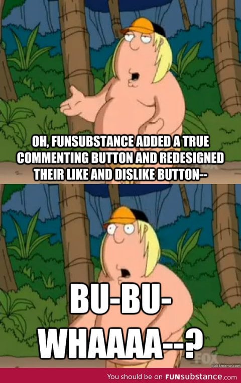 A Wild Dislike B*tton Appears