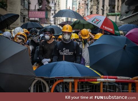 11th week of protest in HK, despite the fear, the violence and Beijing threats, the Hong