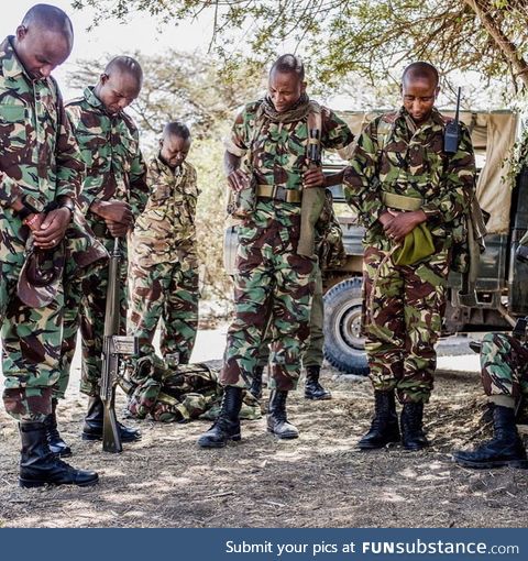 These men protect the last two remaining White Rhinos at the Ol Pejeta Conservancy