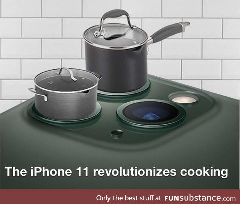 The iPhone 11 revolutionizes cooking