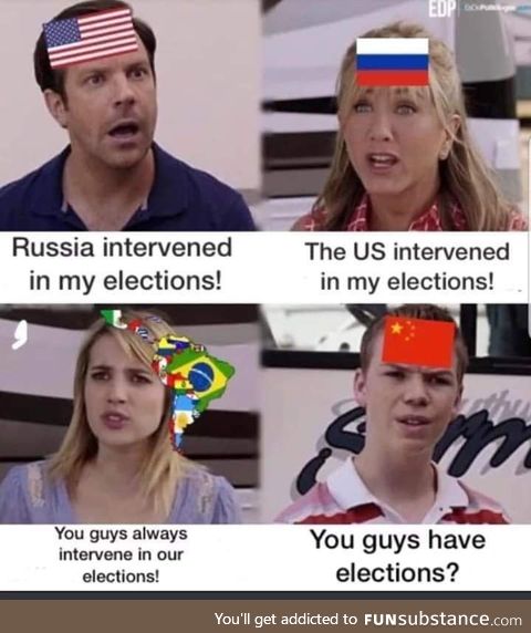 Elections, what's that?