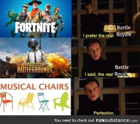 Musical chairs are the best
