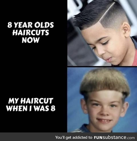 Haircuts now and then