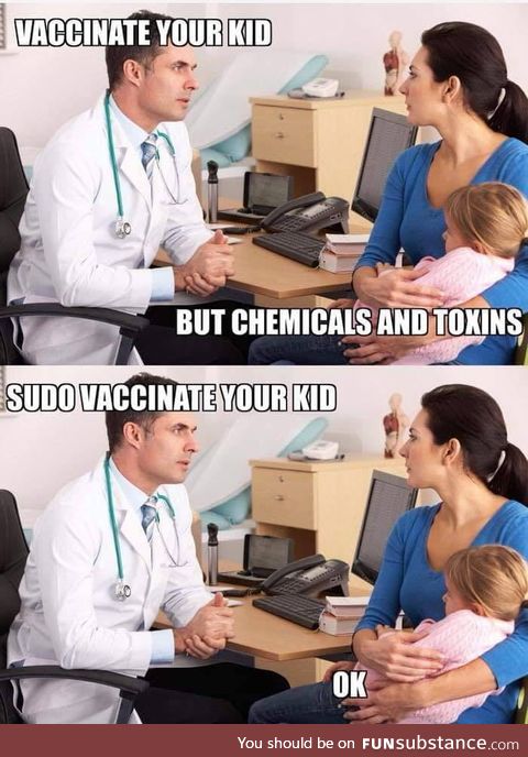 Sudo anti-vaxxer