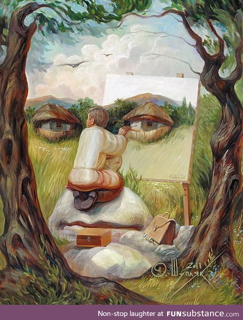 Oleg Shupliak self portrait
