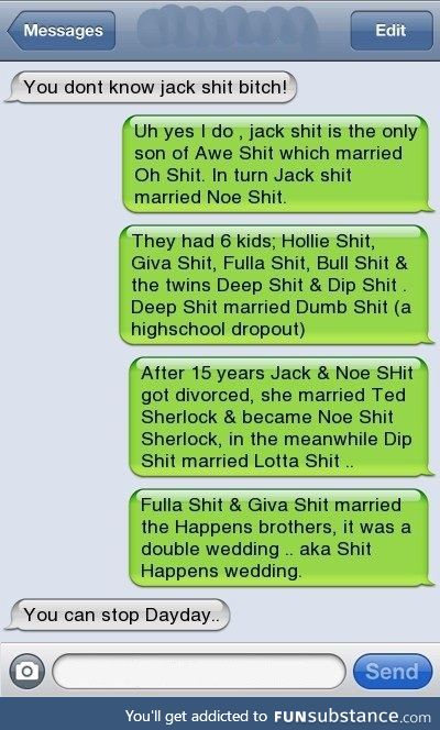 All that, and no mention of the Giggles family