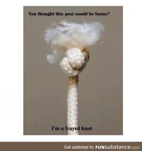 That can happen if you're a little too tied up