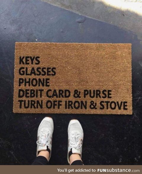 This door mat is a must have for some people