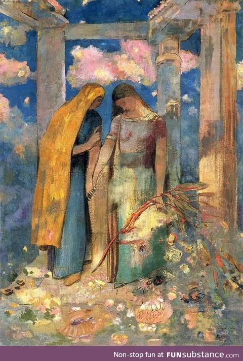 Mystical Redon, 1896