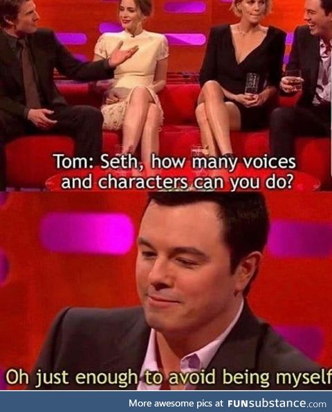 Seth MacFarlane is kinda awesome