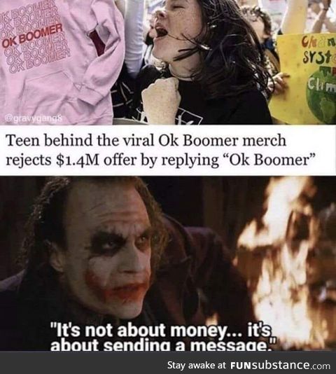 Burn the money