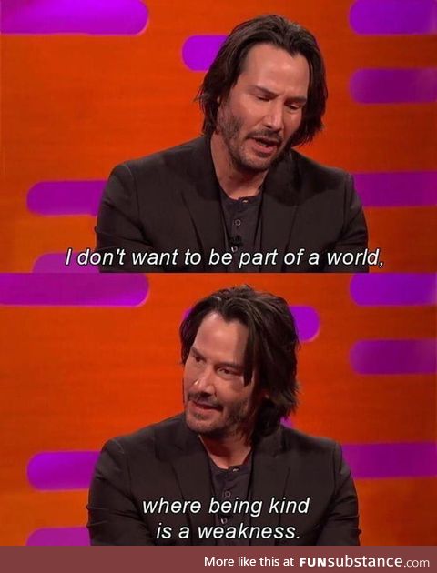 Keanu being keanu