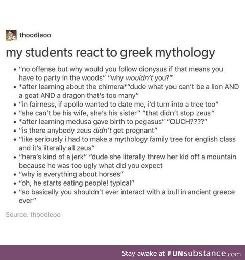 Greek Mythology 102.