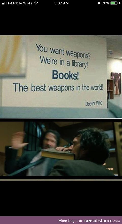 “Everything is a weapon” - Keanu Reeves