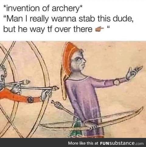 Invention of archery