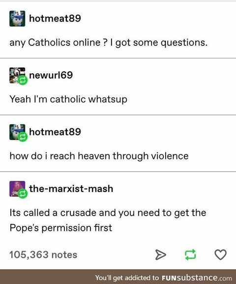 Time For Another Crusade