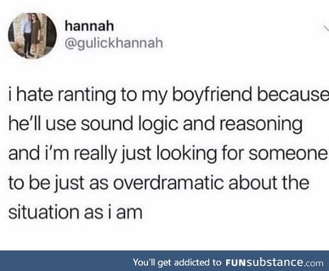 I hate when my boyfriend does this, like just lemme b*tch
