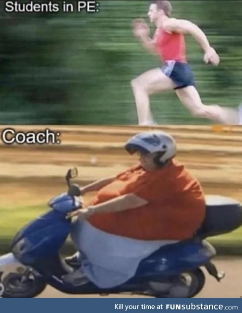 On a bike