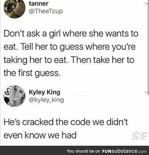 First we need a girl