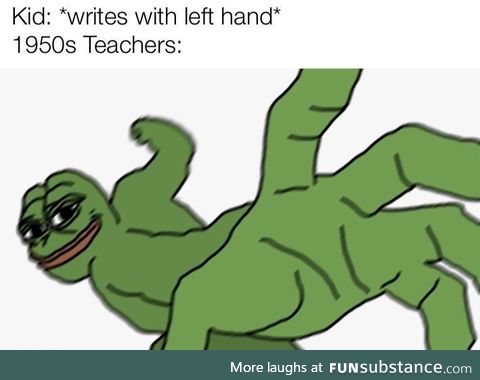 Lefties are the devil's work!