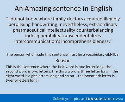 This is some vocabulary