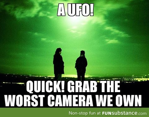 Every time someone 'sees a UFO'