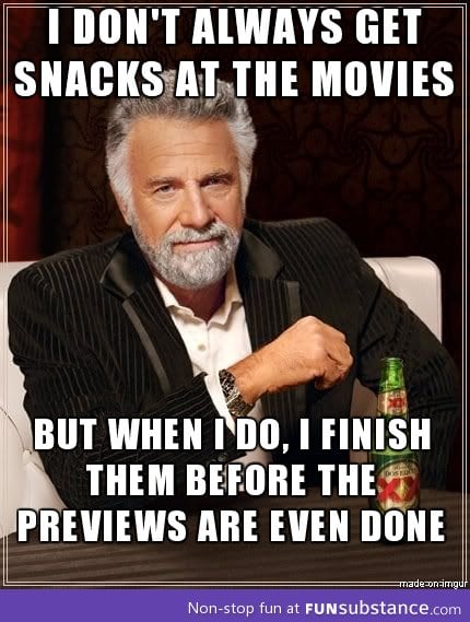 I need to learn a bit of self control