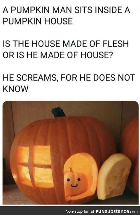 Pumpkin man