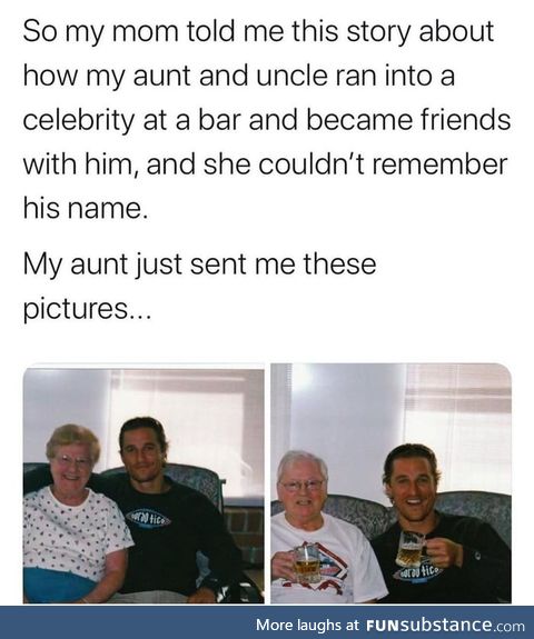I don't know if it's fake or not, but I think Mathew McConaughey can do such a