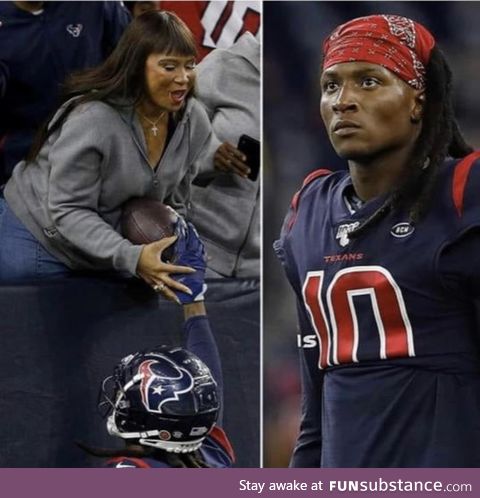 Every time DeAndre Hopkins scores, he finds his mom, who lost her sight 17 years ago and
