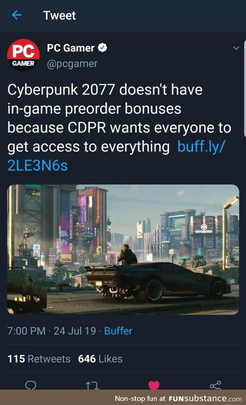 CDPR being game developer bros