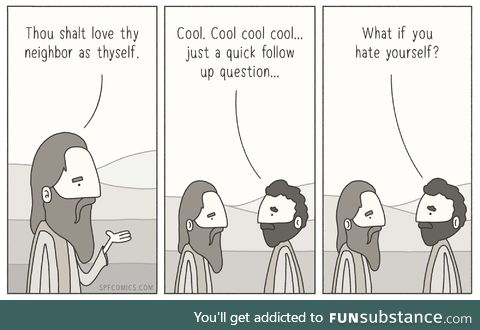 Self hate intensifies