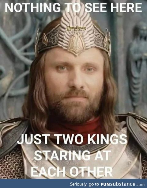 You bow to no one