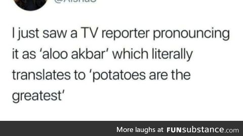 Salute to the reporter