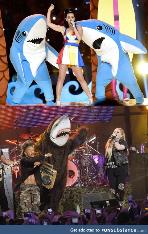 Sweet Left Shark... What happened to you?