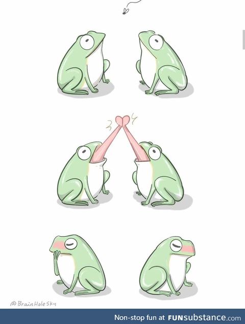 Froggo Fun #49 - Accidental Tongue Action