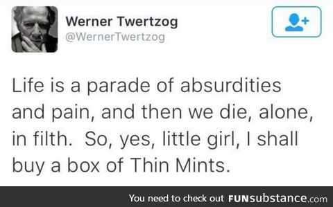Life is like a box of Girl Scout Cookies