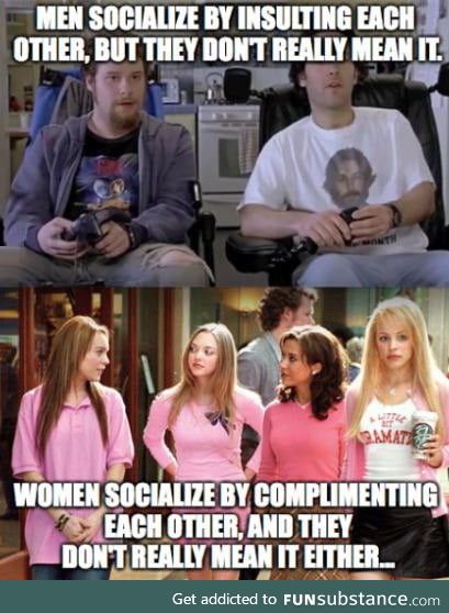 Difference in friendships