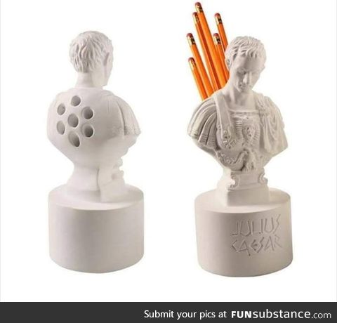 Caesar pencil holder
