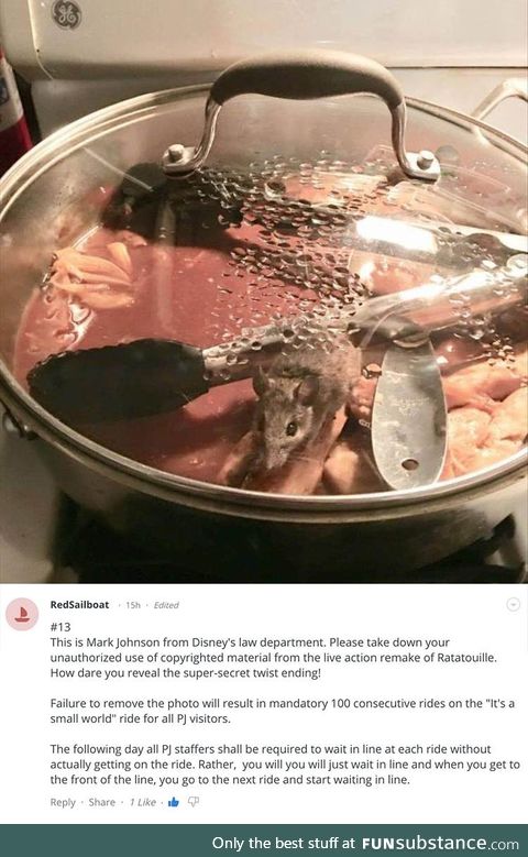 Live action Ratatouille leaks