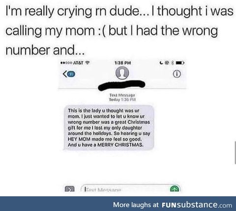 A wholesome mistake