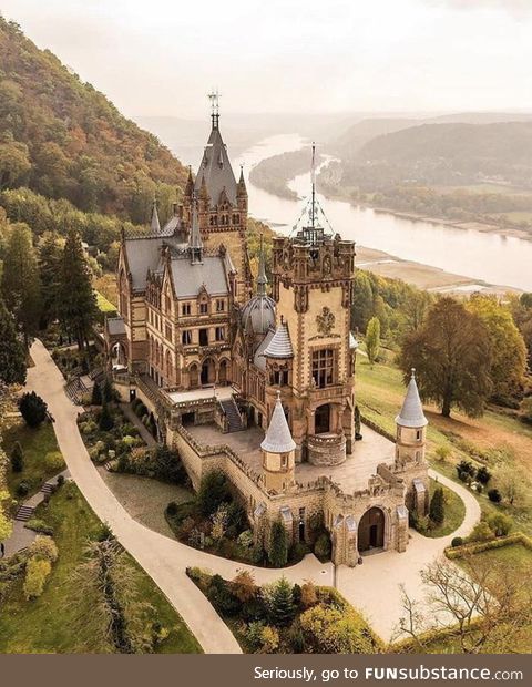 Germany is the land of castles, this is Drachenburg Castle