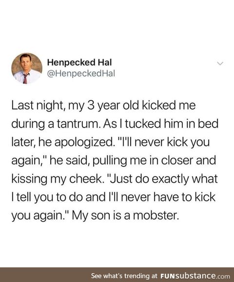 Kindergarten mobster