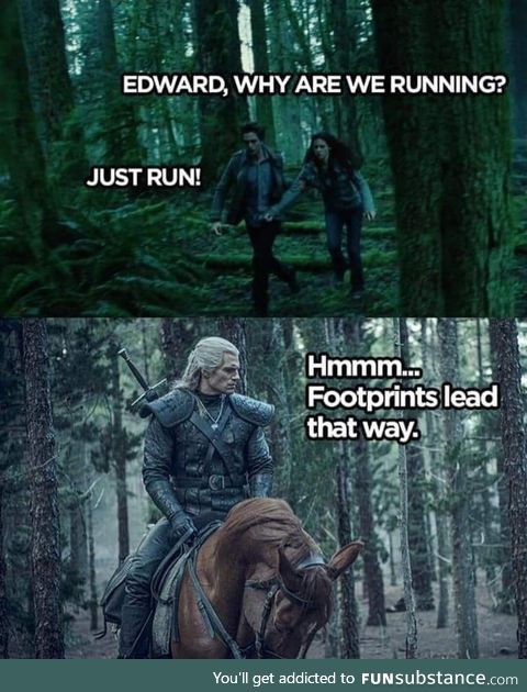 Toss some glitter to the witcher