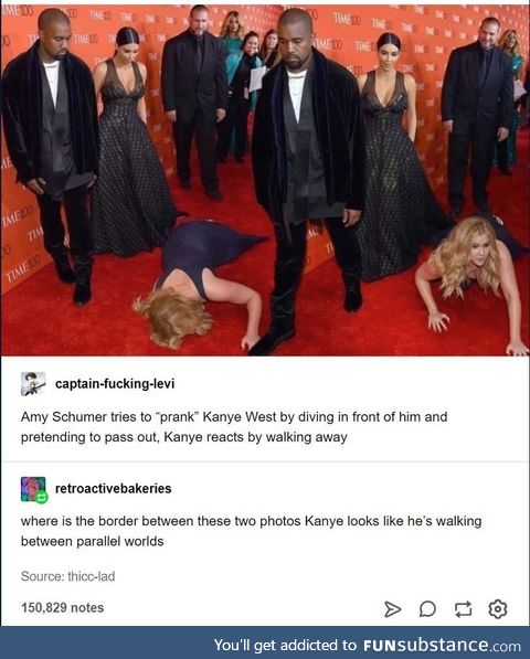 Kanye is not easily contained