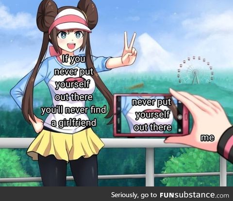Ah, never try =never fail, the life of a winner