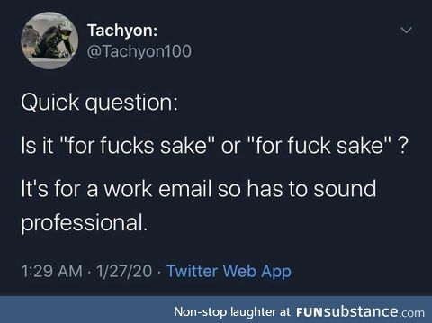 Four f*cks Sake