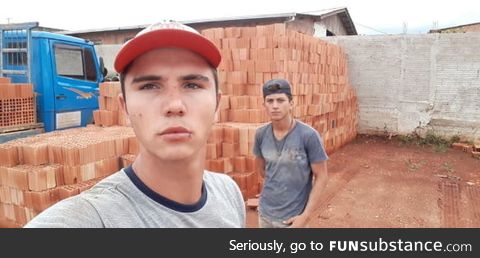 If you are having a bad day, remember that we unloaded six thousand bricks in the wrong