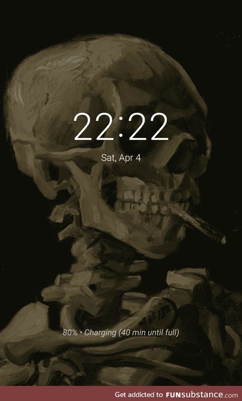 Since we're sharing wallpapers, here's my lock screen, it's a painting by van Gogh :)